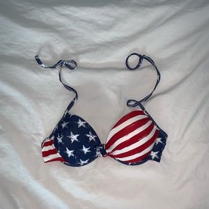 American Flag Bikini Top
